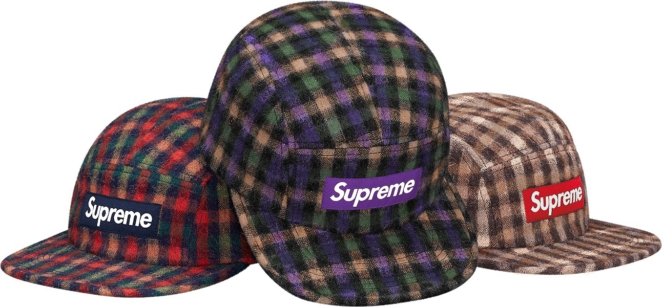 Wool Plaid Camp Cap
